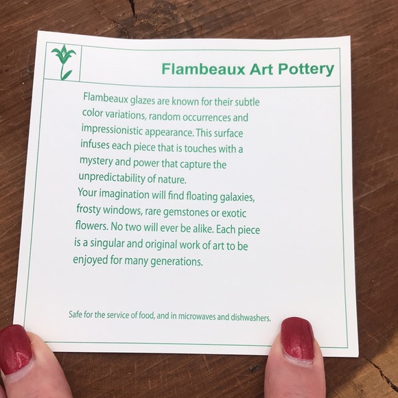 Bill Campbell Signed Studio Art Pottery Flambeaux Glaze Iridescent Trinket Dish - Picture 3 of 8